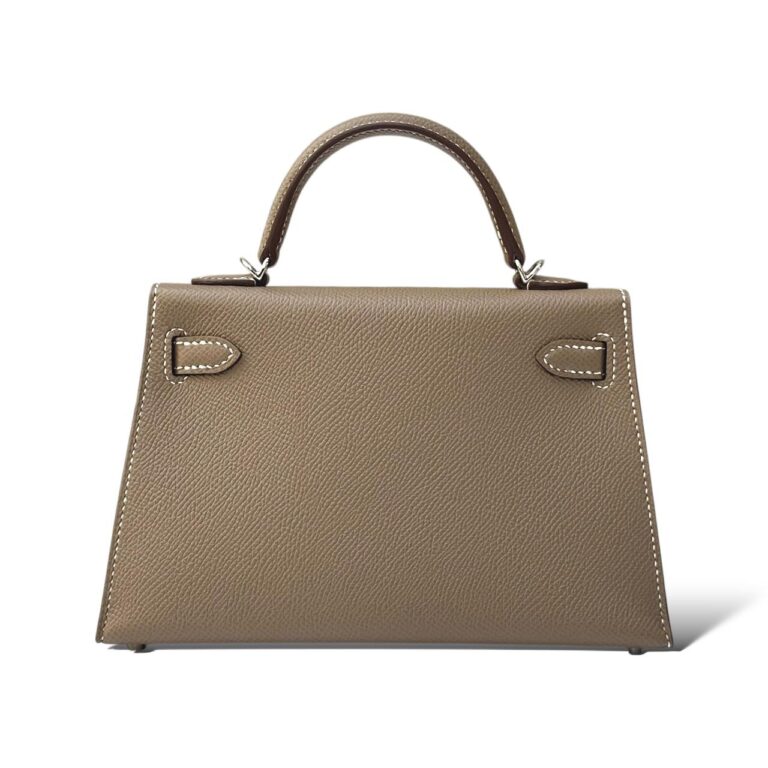 Hermes Kelly Mini Etoupe Epsom PHW – Bild 2