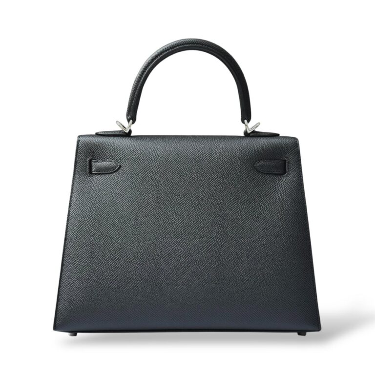 Hermès Kelly 25 Schwarz Epsom PHW – Bild 3